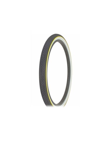 Tire 26 x 2.125 Black/White Side Wall Yellow...